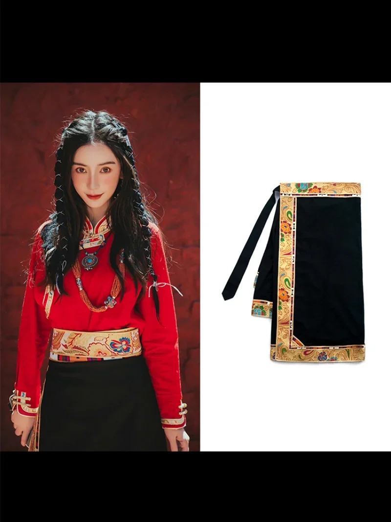 Traditional Tibetan Dress Wrap - đánh giá và giá Linen Dress Wrap