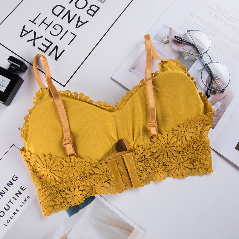 3D Gợi Cảm Ren Bé Gái Quần Lót - đánh giá và giá Bralette Triangle Set