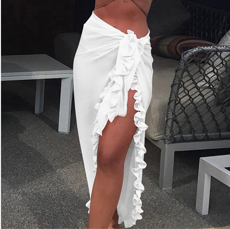 5 Colors Ruffle Sarong for Wom - đánh giá và giá Cover Up Kaftan