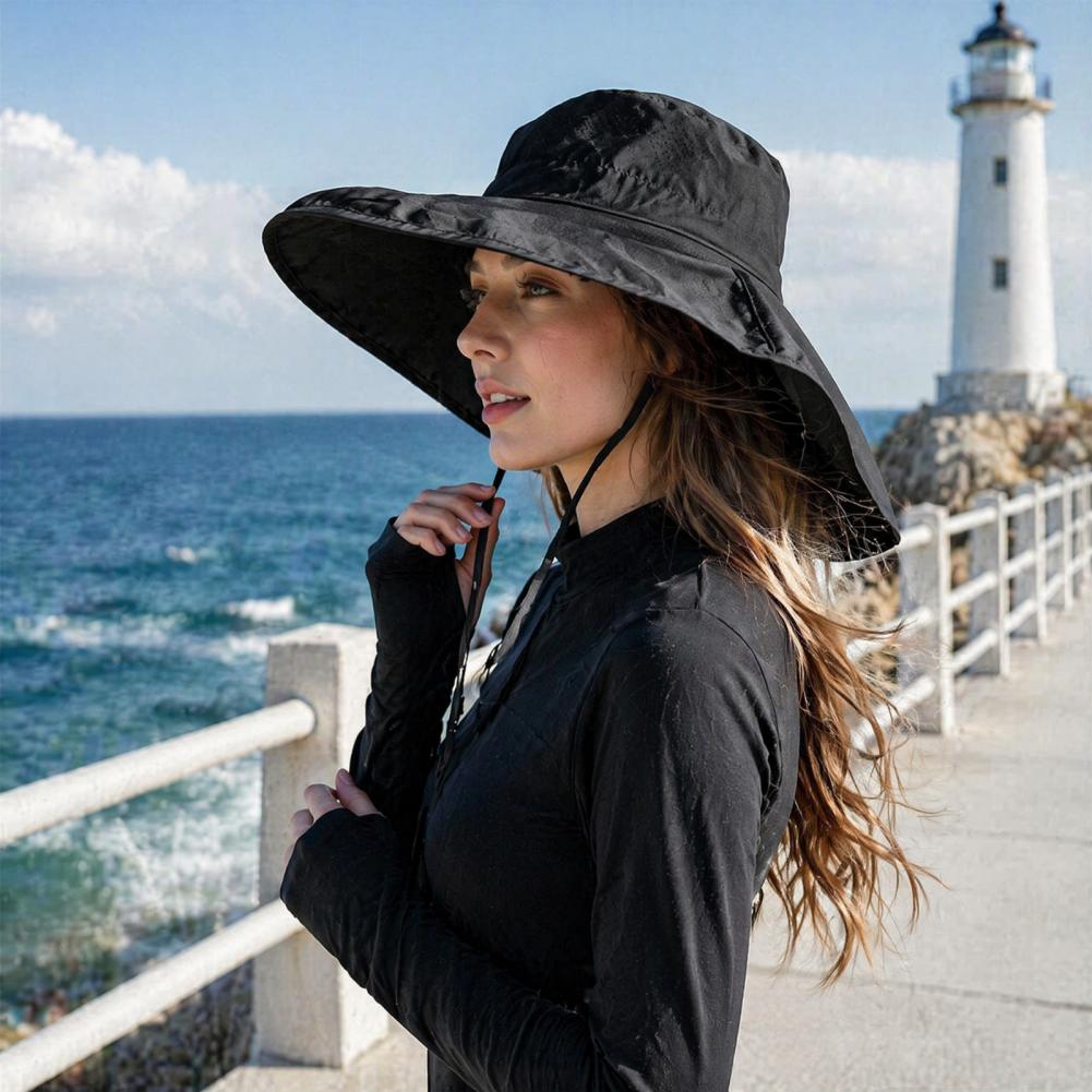 Breathable Mesh Fishing Hat Wo - đánh giá và giá Hat Floppy Wide