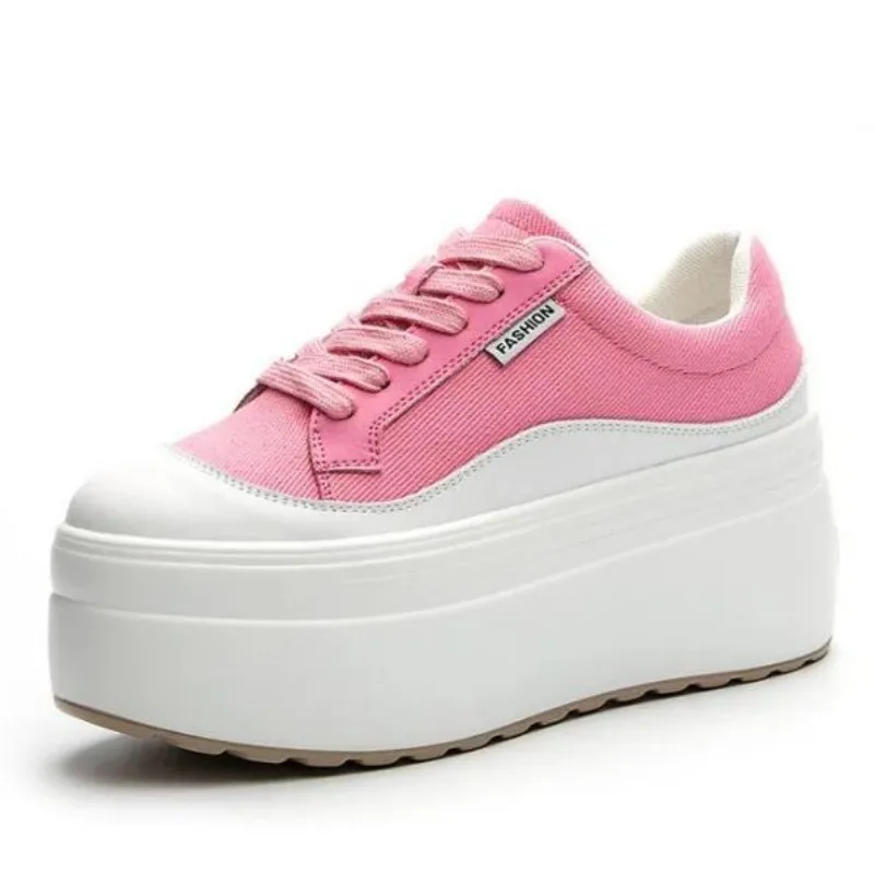 8cm New Canvas Genuine Leather - đánh giá và giá Wedge Espadrille Women