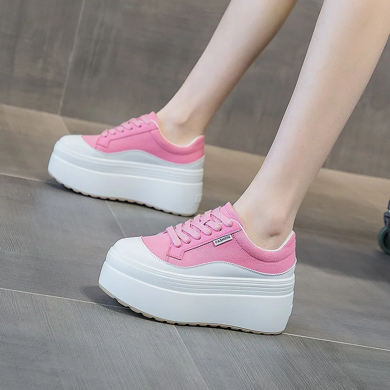 8cm New Canvas Genuine Leather - đánh giá và giá Wedge Espadrille Women