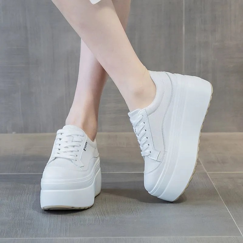 8cm New Canvas Genuine Leather - đánh giá và giá Wedge Espadrille Women