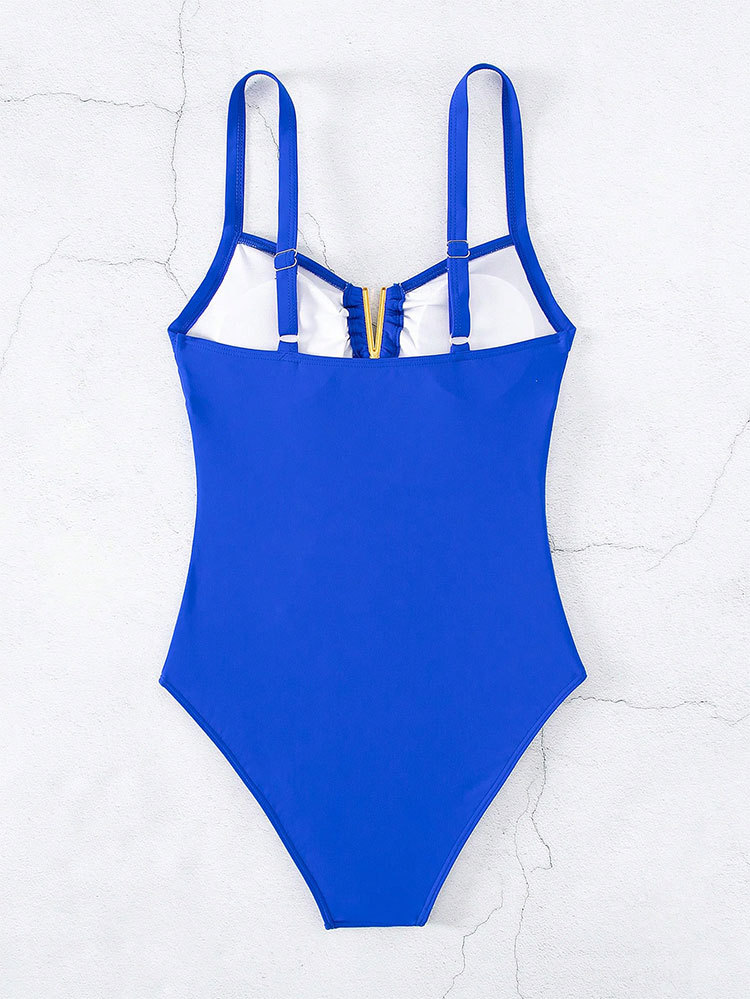 Cikini-Plain Ruched V Wire Swi - đánh giá và giá Swimsuit Bikini Ruched