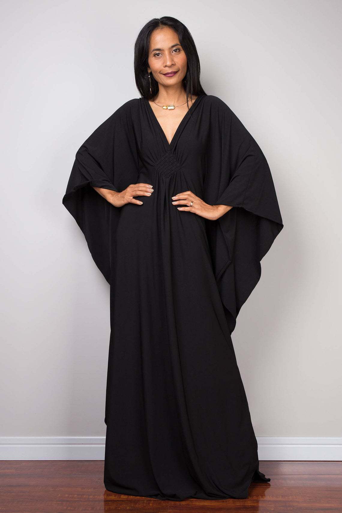 Women Solid Color Cover Up V N - đánh giá và giá Cover Up Kaftan