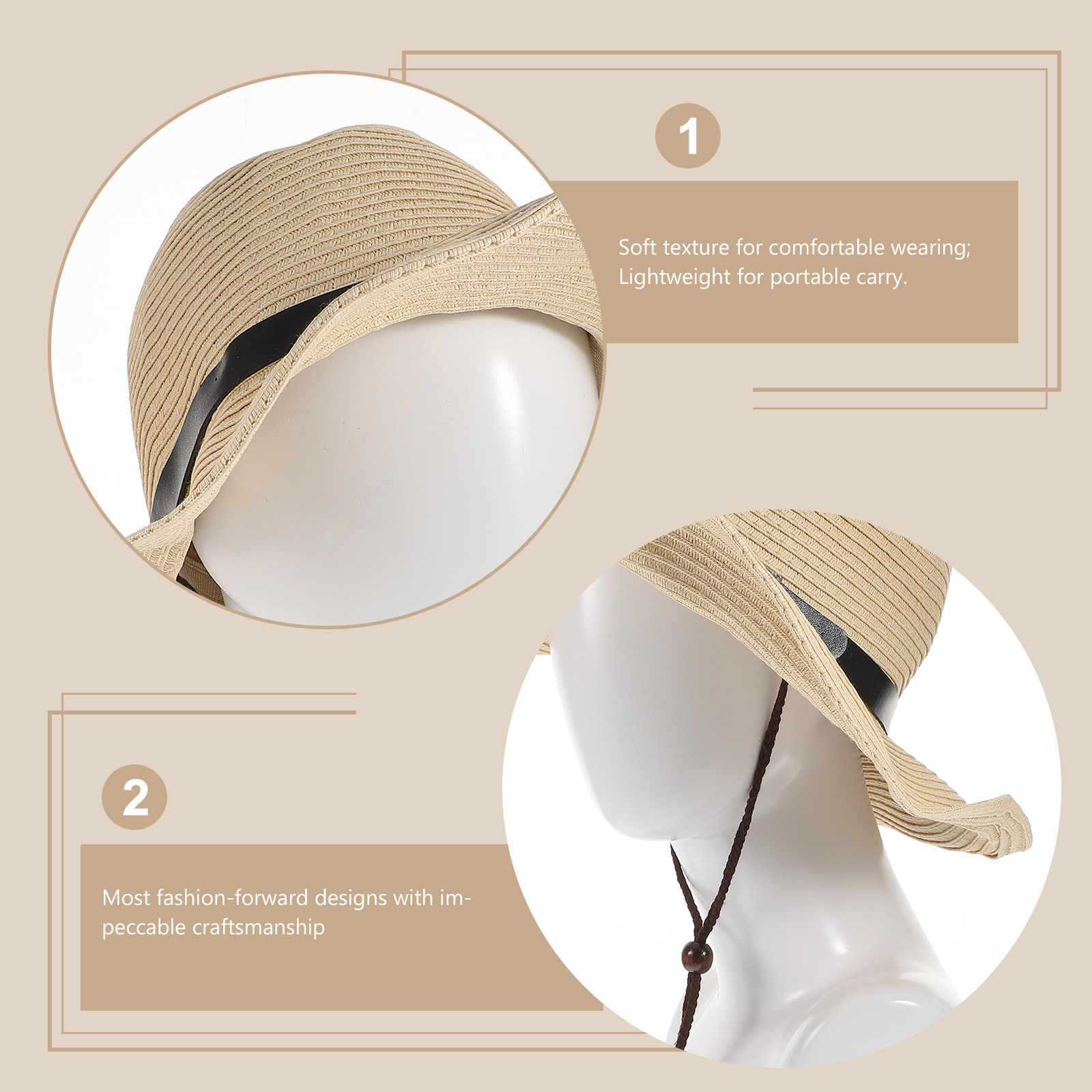 Men Wide Brim Straw Sun Floppy - đánh giá và giá Hat Floppy Wide