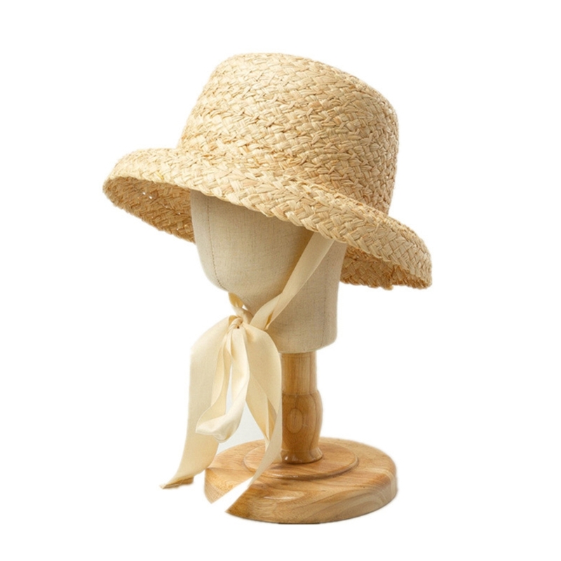 Handwoven Kids Straw  Cap Girl - đánh giá và giá Hat Floppy Wide