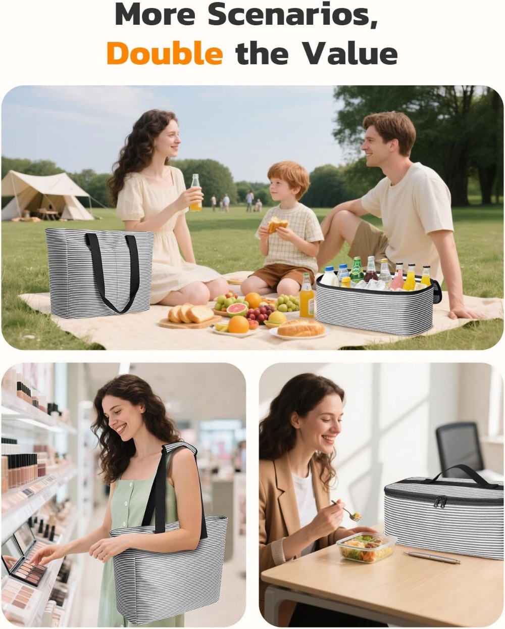 45L Waterproof Beach Bag and C - đánh giá và giá Tote Bag Beach