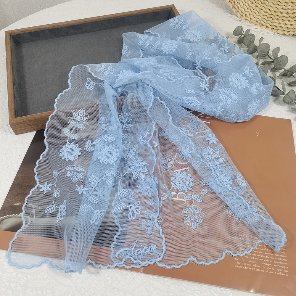Lace Sunflower Silk Scarf Fair - đánh giá và giá Headband Summer Knit